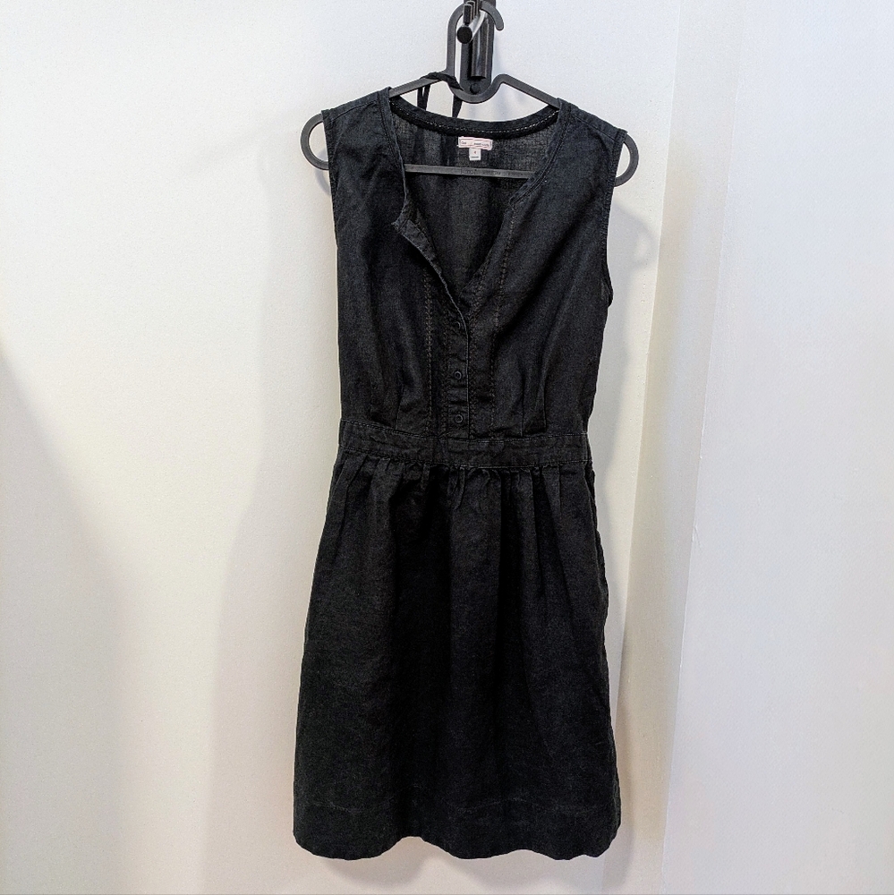 Linen Little Black Dress
